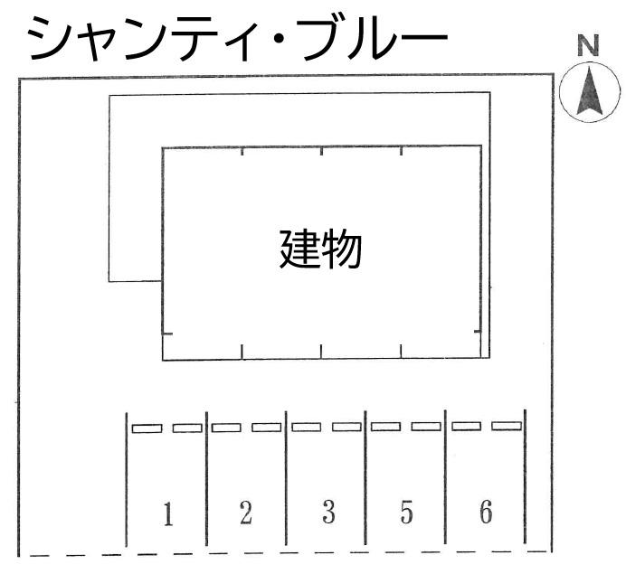 シャンティ・ブルーの駐車配置図