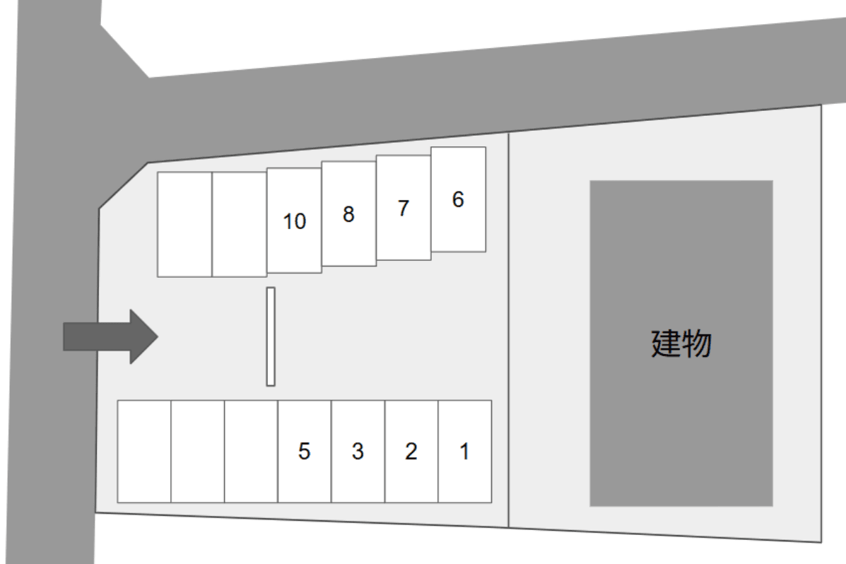 レピュートの駐車配置図