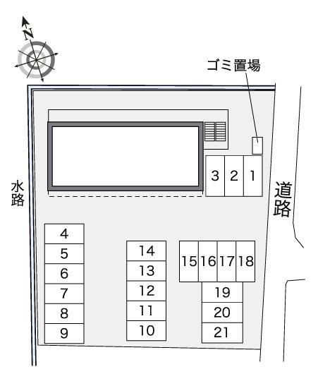 ファーム(40588)の駐車配置図
