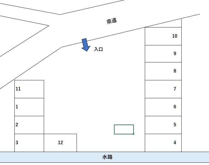 三原S3駐車場の駐車配置図