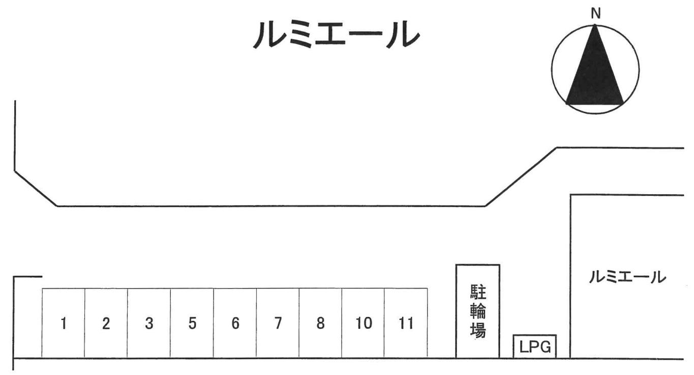 ルミエールの駐車配置図