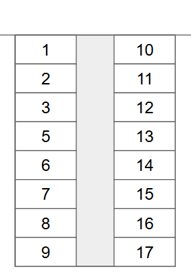 R駐車場の駐車配置図