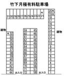 竹下月極有料駐車場の駐車場