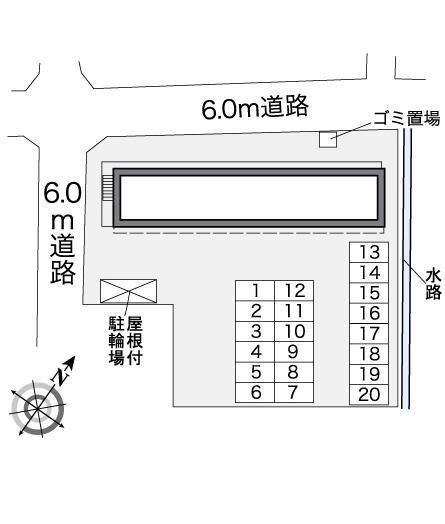 井ノ口(26777)の駐車配置図