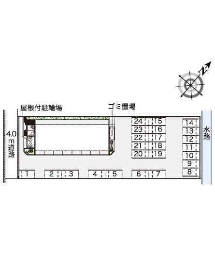 エレガント ライフ(39990)の駐車配置図