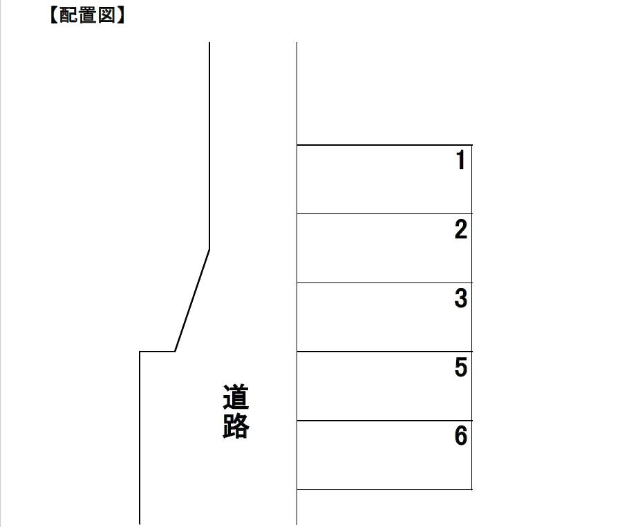 B-53 寺田 竹下貸駐車場の駐車配置図