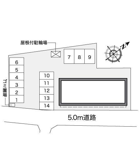 シンフォニー(39670)の駐車配置図