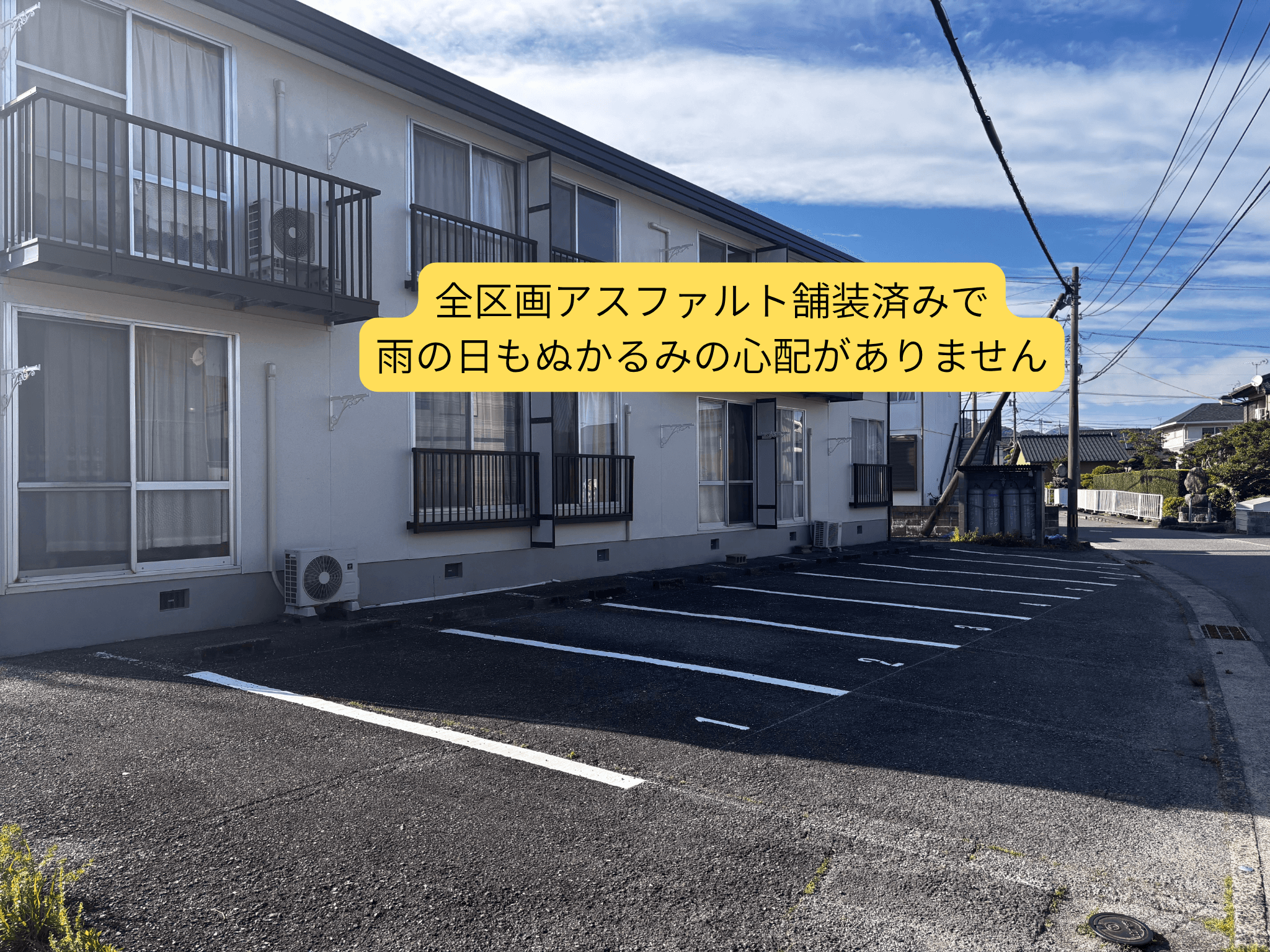 アパートメント鳥栖宿町月極駐車場の外観・駐車場イメージ2枚目
