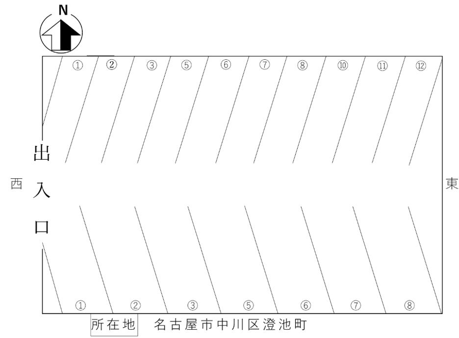 187の駐車配置図