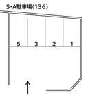 S・A駐車場(136)の駐車場