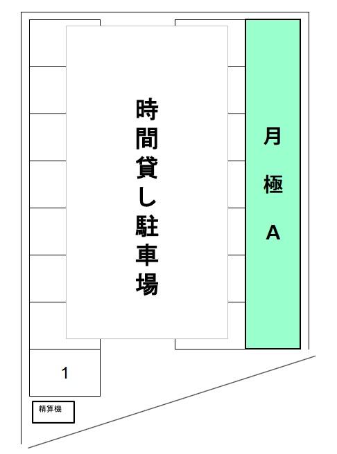 是政駐車場の駐車配置図