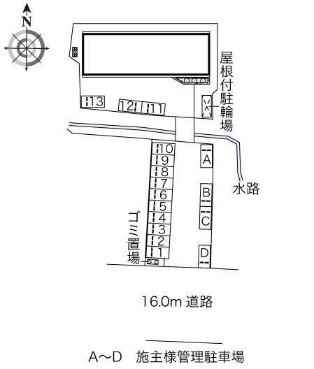 カーサ フォレスタ(45704)の駐車配置図