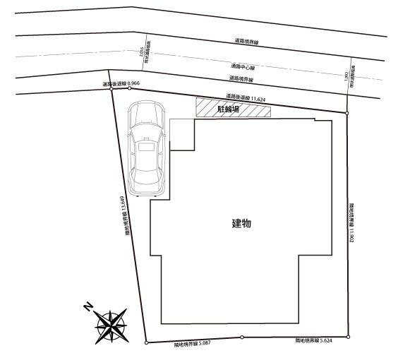 ジラフ井尻の駐車配置図