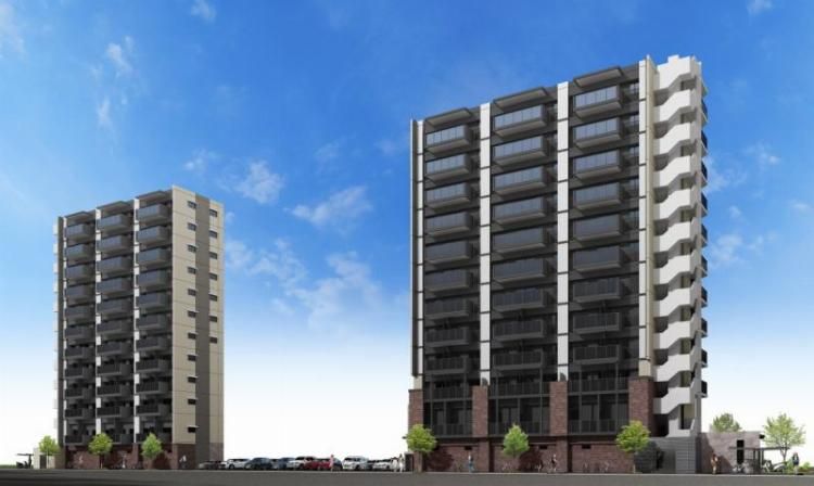 MODERN PALAZZO博多デュオグランデEASTの外観・駐車場イメージ1枚目