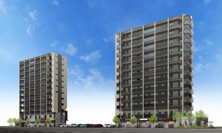 MODERN PALAZZO博多デュオグランデWESTの外観・駐車場イメージ1枚目