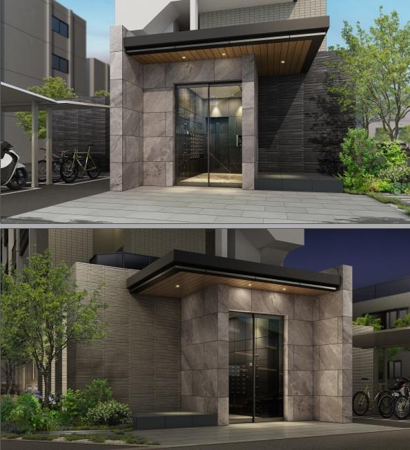 MODERN PALAZZO博多デュオグランデWESTの外観・駐車場イメージ2枚目