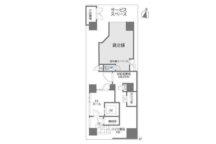 サニークレスト赤坂の駐車配置図