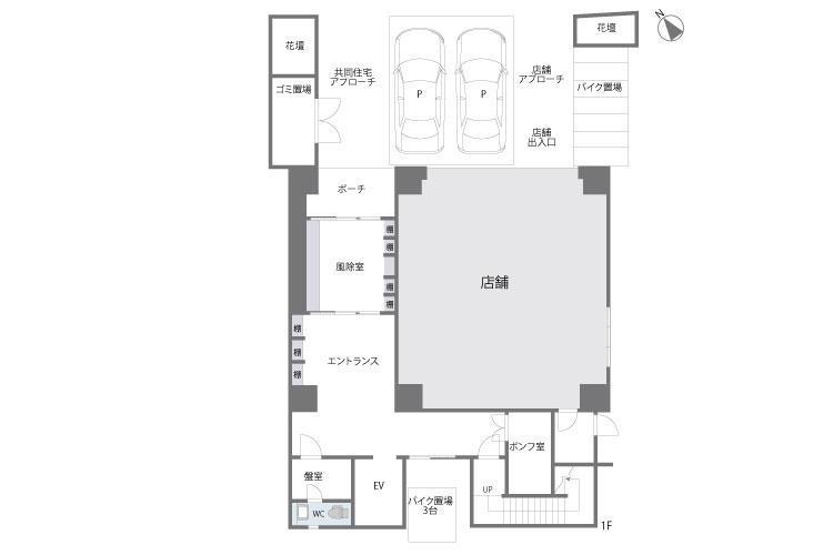 Cinnamon Courtの駐車配置図