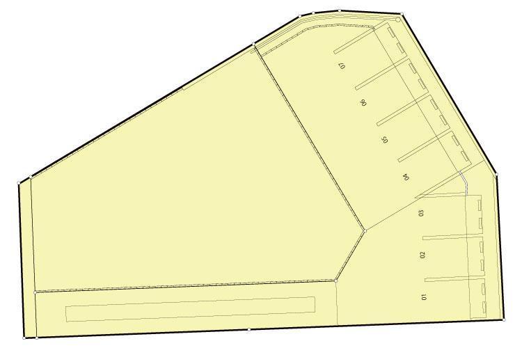 レイクサイド大保パーキングの駐車配置図