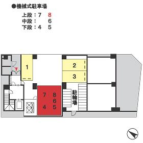 ベレーザ平尾の駐車配置図