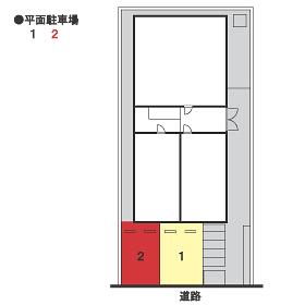 レクスタ平和の駐車配置図