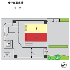 (管理終了)シャトー'01の駐車配置図