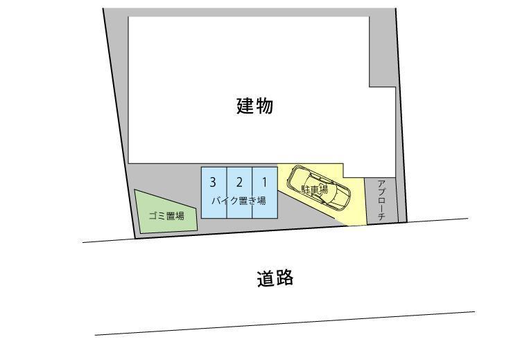 プラン・ド・ビ藤崎の駐車配置図
