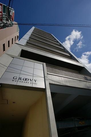 グルービー渡辺通の外観・駐車場イメージ1枚目