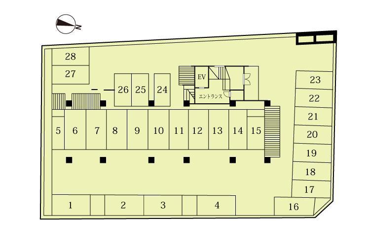 リバース平和の駐車配置図