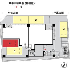 ラミナスコートの駐車配置図