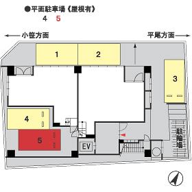 ラミナスコートの駐車配置図