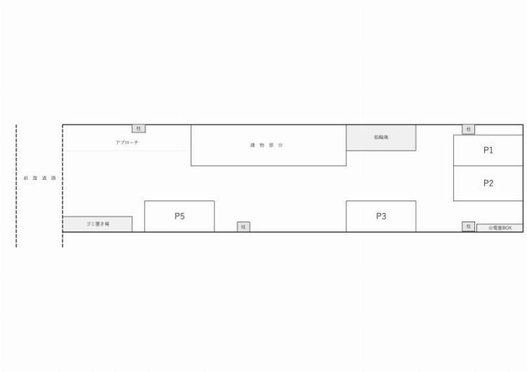 エスポワール南福岡の駐車配置図