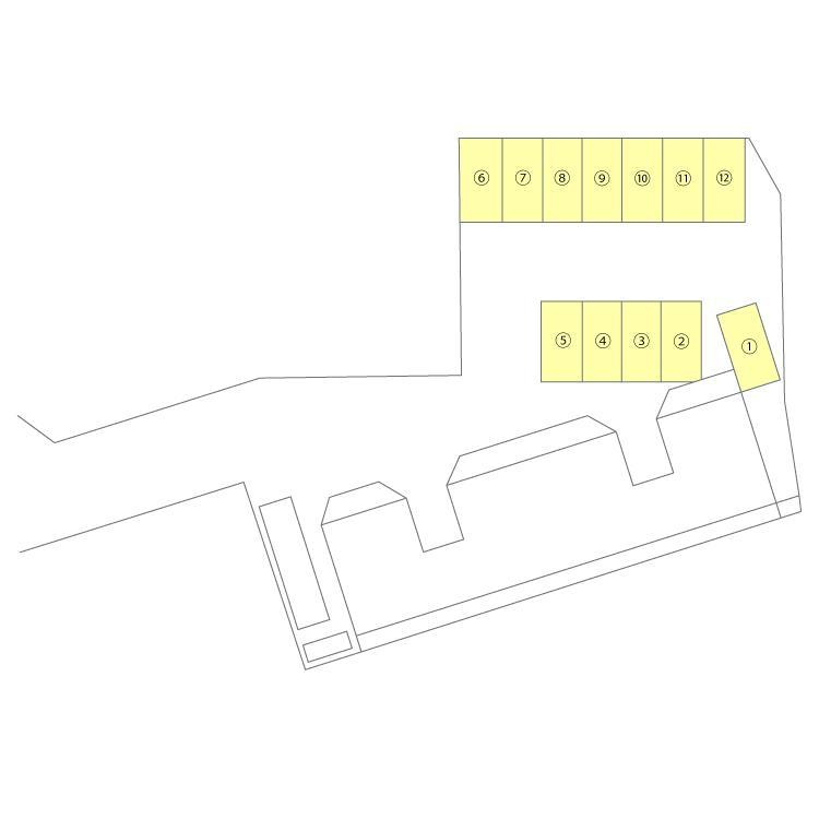 ハミング内橋の駐車配置図