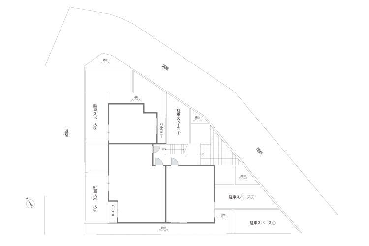 (管理終了)KAP六本松の駐車配置図