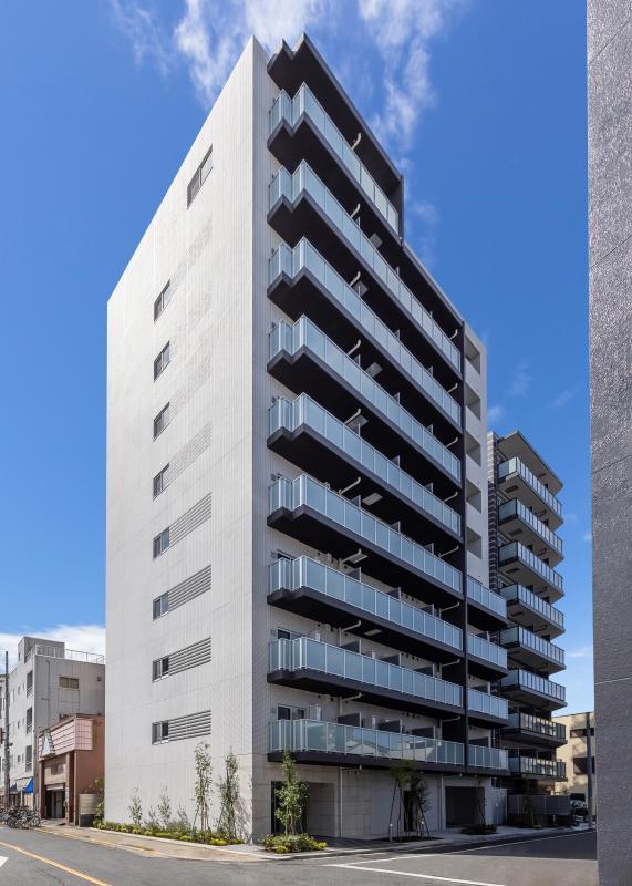 ジェノヴィア南千住Ⅳスカイガーデンの外観・駐車場イメージ1枚目