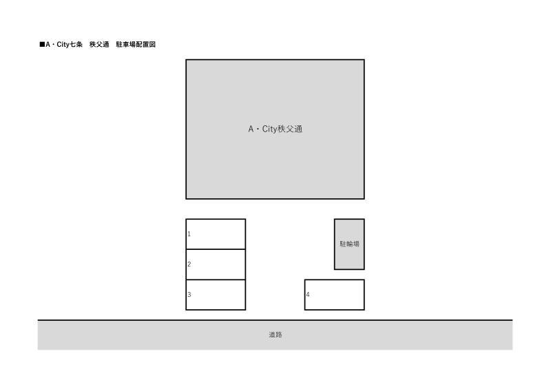 A・City秩父通の駐車配置図