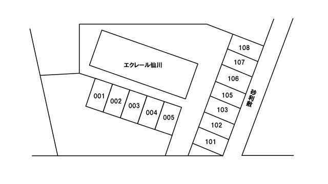 エクレール仙川駐車場の外観・駐車場イメージ1枚目